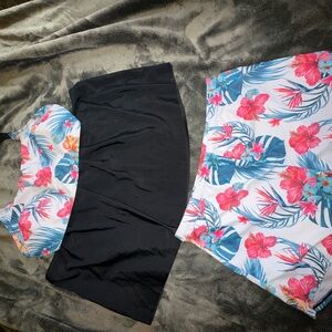SHEIN swim suit hibiscus size 0XL